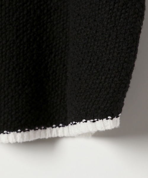 Heather(ヘザー)の「配色リボンニット(半袖) 134980(ニット/セーター・レディース・ライトブルー/ブラック/オフホワイト・FREE)」の8枚目の写真