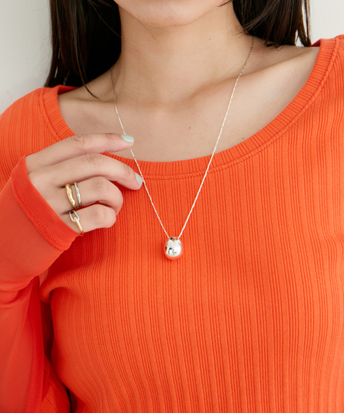 VIS(ビス)の「ワンドロップペンダントネックレス(ネックレス・レディース・シルバー/ゴールド・FREE)」の1枚目の写真