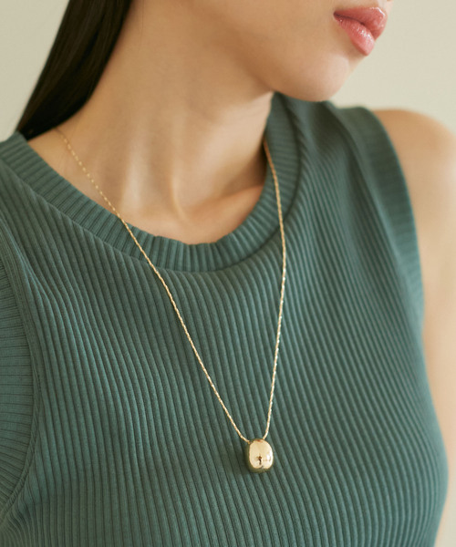 VIS(ビス)の「ワンドロップペンダントネックレス(ネックレス・レディース・シルバー/ゴールド・FREE)」の2枚目の写真