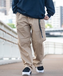 【3】〔GERRY/ジェリー〕シャンブレー/ポプリン ストレッチワイド クライミング カーゴパンツ