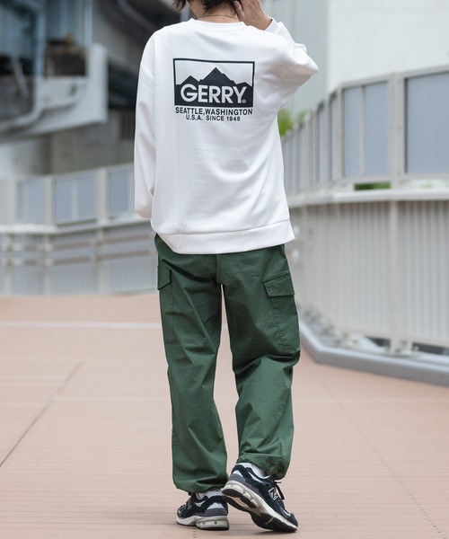 GERRY(ジェリー)の「【3】〔GERRY/ジェリー〕シャンブレー/ポプリン ストレッチワイド クライミング カーゴパンツ(カーゴパンツ・メンズ・ベージュ/ブラック/オリーブ/サックスブルー/ブルー・LARGE/MEDIUM/X-LARGE)」の6枚目の写真