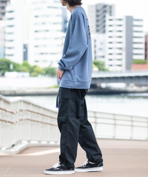 GERRY(ジェリー)の「【3】〔GERRY/ジェリー〕シャンブレー/ポプリン ストレッチワイド クライミング カーゴパンツ(カーゴパンツ・メンズ・ベージュ/ブラック/オリーブ/サックスブルー/ブルー・LARGE/MEDIUM/X-LARGE)」の8枚目の写真