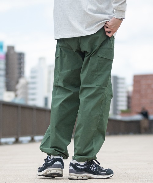 GERRY(ジェリー)の「【3】〔GERRY/ジェリー〕シャンブレー/ポプリン ストレッチワイド クライミング カーゴパンツ(カーゴパンツ・メンズ・ベージュ/ブラック/オリーブ/サックスブルー/ブルー・LARGE/MEDIUM/X-LARGE)」の20枚目の写真