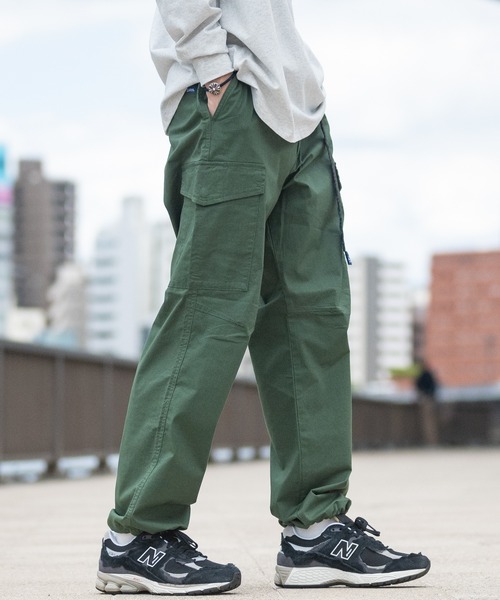 GERRY(ジェリー)の「【3】〔GERRY/ジェリー〕シャンブレー/ポプリン ストレッチワイド クライミング カーゴパンツ(カーゴパンツ・メンズ・ベージュ/ブラック/オリーブ/サックスブルー/ブルー・LARGE/MEDIUM/X-LARGE)」の19枚目の写真