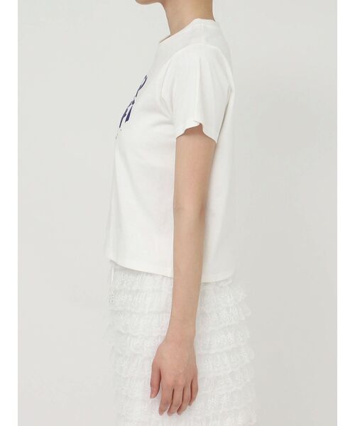 merry jenny（メリージェニー）の「rabbit ribbon tee（Tシャツ/カットソー・レディース・ピンク/オフホワイト・FREE）」の4枚目の写真