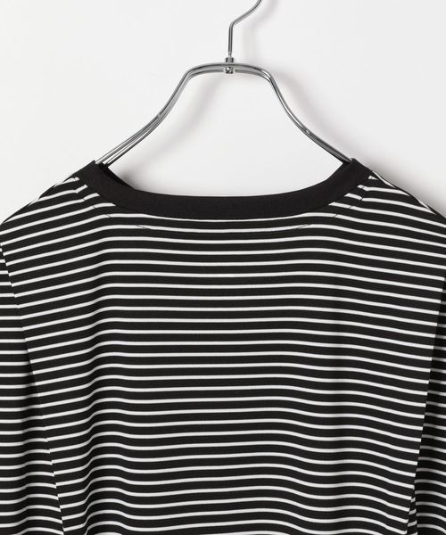 HEREIAM(ヘレイアム)の「【HEREIAM】バックタックボータープルオーバー(Tシャツ/カットソー・レディース・ホワイト/ブラック・FREE)」の22枚目の写真