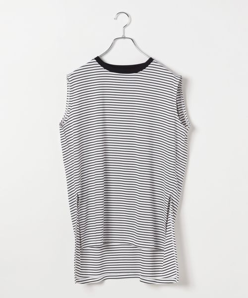 HEREIAM(ヘレイアム)の「【HEREIAM】バックタックボータープルオーバー(Tシャツ/カットソー・レディース・ホワイト/ブラック・FREE)」の20枚目の写真
