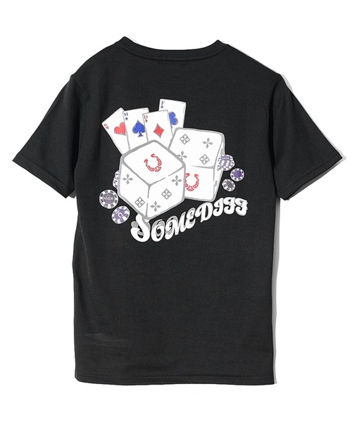 SOMEDIFF(サムディフ)の「半袖ギャンブラーTシャツ メンズ(Tシャツ/カットソー・メンズ・ホワイト/ブラック・M/L/XL)」の7枚目の写真
