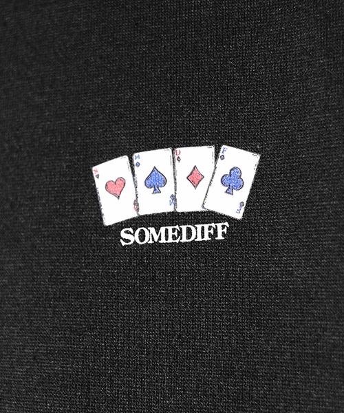 SOMEDIFF(サムディフ)の「半袖ギャンブラーTシャツ メンズ(Tシャツ/カットソー・メンズ・ホワイト/ブラック・M/L/XL)」の10枚目の写真