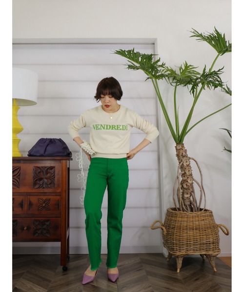 セール】parisienne straight pants（デニムパンツ）｜Katrin