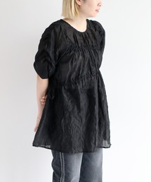 シャーリングワッシャーチュニック