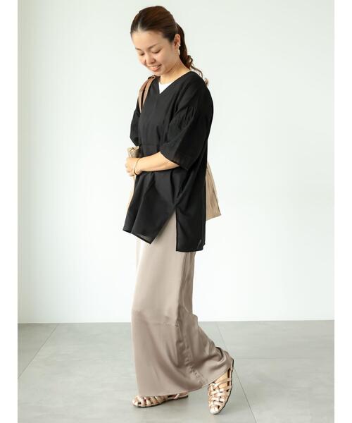 Lugnoncure（ルノンキュール）の「袖刺繍ブラウス（シャツ/ブラウス・レディース・ベージュ/ブラック/オフホワイト・F）」の11枚目の写真