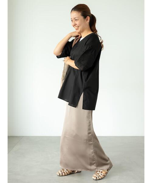 Lugnoncure（ルノンキュール）の「袖刺繍ブラウス（シャツ/ブラウス・レディース・ベージュ/ブラック/オフホワイト・F）」の17枚目の写真