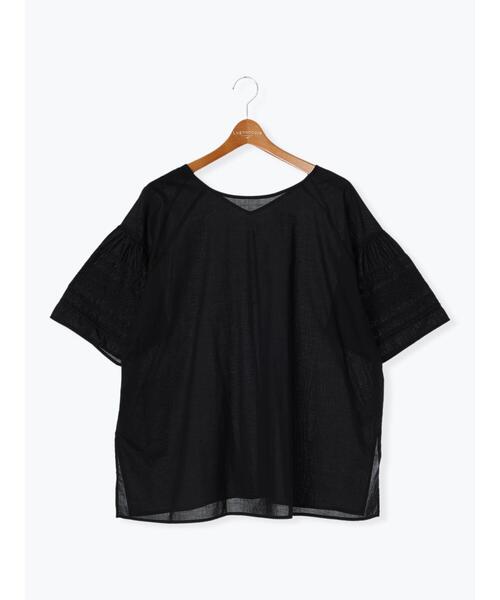 Lugnoncure（ルノンキュール）の「袖刺繍ブラウス（シャツ/ブラウス・レディース・ベージュ/ブラック/オフホワイト・F）」の19枚目の写真