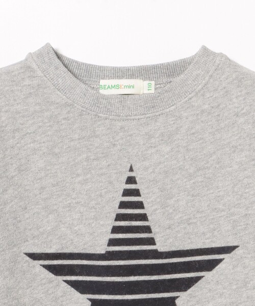 BEAMS mini（ビームスミニ）の「星フロッキー スウェット 2024FW（90～150cm）（スウェット・キッズ・レッド系その他7/ネイビー/ライトグレー・90/100/120/130/140/150/110）」の11枚目の写真