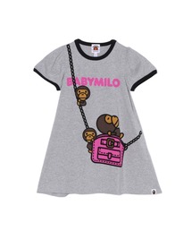 アベイシングエイプ半袖ミニワンピース A BATHING APE（アベイシングエイプ）の「ABC CAMO BODYCON