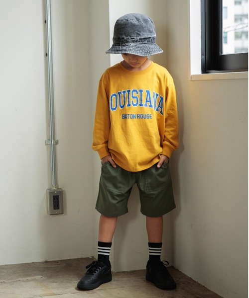 DRC branshes（ディーアールシーブランシェス）の「【DRC/お肌に嬉しい綿100％】アソートグラフィック長袖Tシャツ（Tシャツ/カットソー・キッズ・マスタード/その他1/その他2/コバルトブルー/フューシャピンク/オフホワイト/ネイビー/ブラウン/ライム/ブルー/アイボリー/チャコールグレー・90/100/110/140/160/130/120/150）」の17枚目の写真