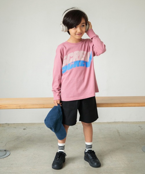 DRC branshes（ディーアールシーブランシェス）の「【DRC/お肌に嬉しい綿100％】アソートグラフィック長袖Tシャツ（Tシャツ/カットソー・キッズ・マスタード/その他1/その他2/コバルトブルー/フューシャピンク/オフホワイト/ネイビー/ブラウン/ライム/ブルー/アイボリー/チャコールグレー・90/100/110/140/160/130/120/150）」の19枚目の写真