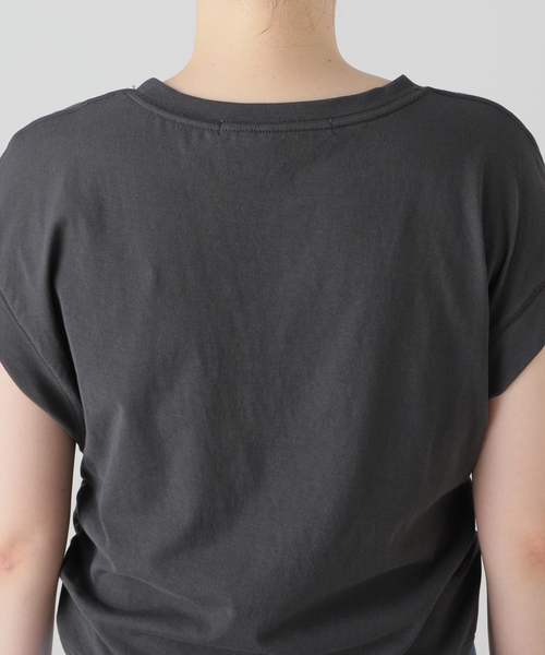 フレームワーク シアー プルオーバー カットソー グレー 定価17,600円 ≪追加≫スムースコクーンプルオーバー（Tシャツ/カットソー