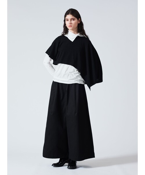 mizuiroind（ミズイロインド）の「mizuiro ind ロングダーツワイドパンツ（その他パンツ・レディース・アイボリー/ベージュ/ネイビー/ブラック・FREE）」の18枚目の写真