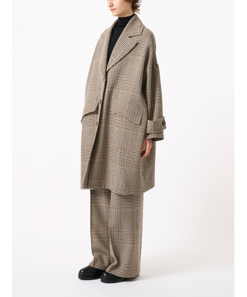 Mackintosh（マッキントッシュ）の「HUMBIE CHESTER COCOON（チェスターコート・レディース・チェック・4/6/8）」の5枚目の写真
