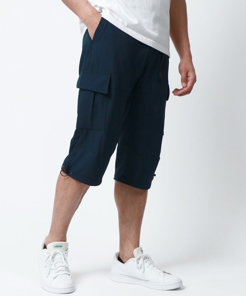 MARUKAWA(マルカワ)の「リップストップ ストレッチ ドライ カーゴパンツ クロップド/7分丈(カーゴパンツ・メンズ・カーキ/ブラック/ネイビー/ベージュ・LL/L/M)」の4枚目の写真