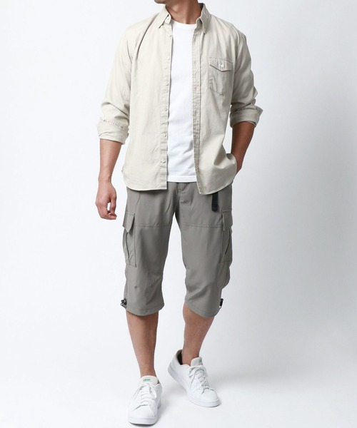 MARUKAWA(マルカワ)の「リップストップ ストレッチ ドライ カーゴパンツ クロップド/7分丈(カーゴパンツ・メンズ・カーキ/ブラック/ネイビー/ベージュ・LL/L/M)」の22枚目の写真