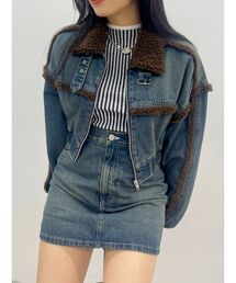 EVRIS | 【8/16（金）12時 予約開始】デニムボアブルゾン【セットアップ着用可能】(ブルゾン)