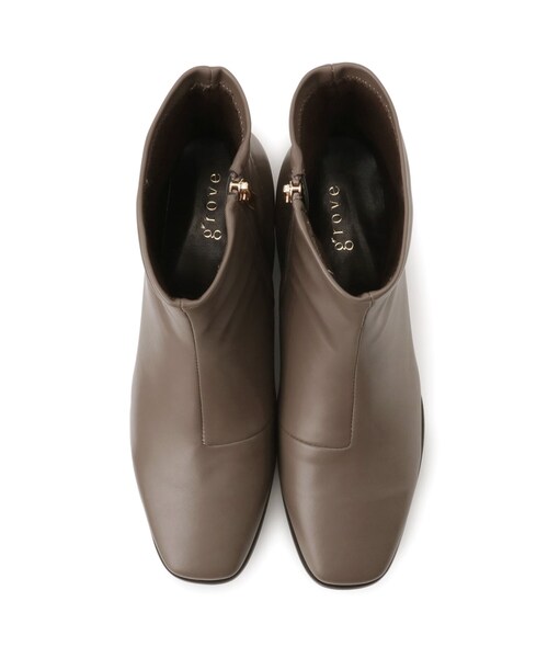 grove（グローブ）の「◆【人間工学】ウォームストレッチブーツ（ブーツ・レディース・チャコールグレー/ブラック/ダークブラウン/ブラック系3・M/L/S）」の9枚目の写真