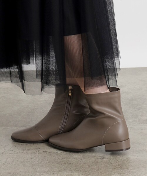 grove（グローブ）の「◆【人間工学】ウォームストレッチブーツ（ブーツ・レディース・チャコールグレー/ブラック/ダークブラウン/ブラック系3・M/L/S）」の12枚目の写真