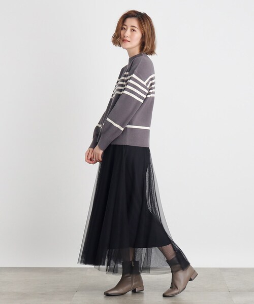 grove（グローブ）の「◆【人間工学】ウォームストレッチブーツ（ブーツ・レディース・チャコールグレー/ブラック/ダークブラウン/ブラック系3・M/L/S）」の13枚目の写真