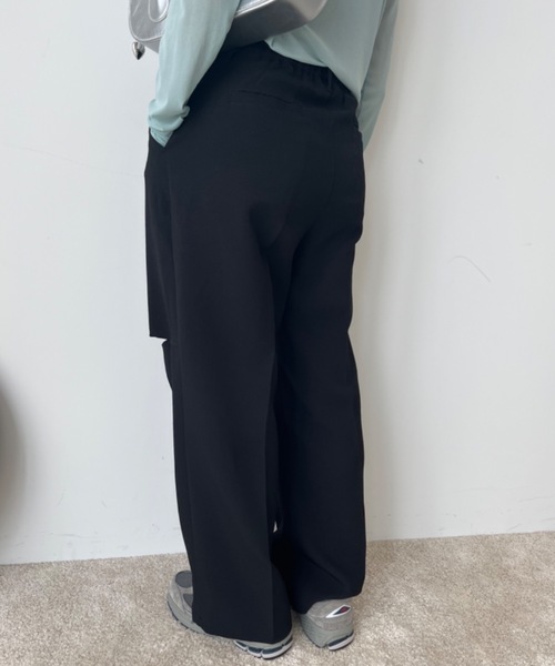 Birthday room(バースデイルーム)の「〈セットアップ対応〉スリットスラックス / slit slacks(スラックス・レディース・ブラック/グレー・FREE)」の16枚目の写真