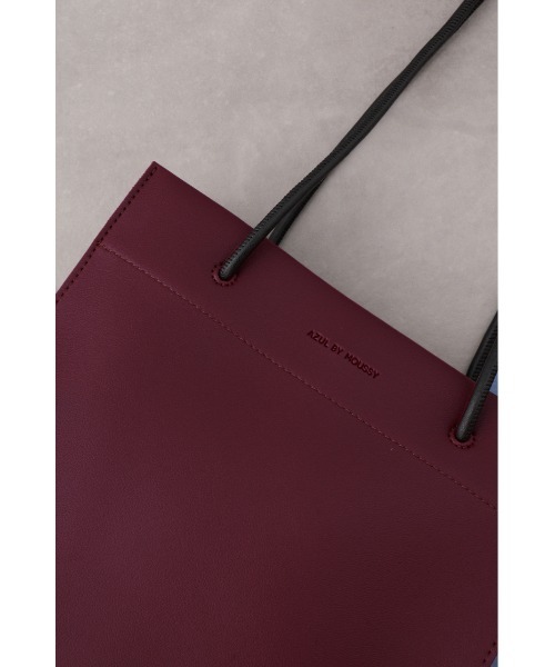 AZUL by moussy（アズールバイマウジー）の「ナローハンドルショッパーバッグ（トートバッグ・レディース・ブラック/バーガンディー/グリーン/シルバー・FREE）」の22枚目の写真