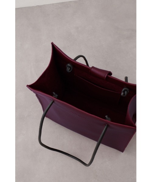 AZUL by moussy（アズールバイマウジー）の「ナローハンドルショッパーバッグ（トートバッグ・レディース・ブラック/バーガンディー/グリーン/シルバー・FREE）」の20枚目の写真