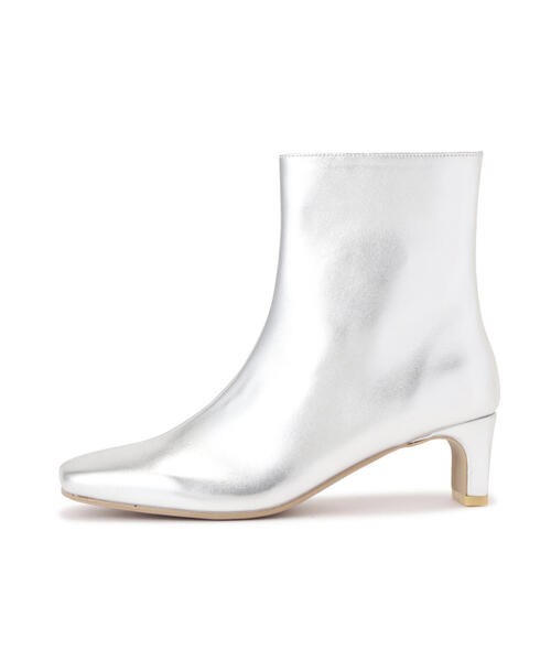 N.（N. Natural Beauty Basic）（エヌエヌナチュラルビューティーベーシック）の「◆センターシームショートブーツ（ブーツ・レディース・ブラック/シルバー・22.5/23.5/24.5）」の11枚目の写真