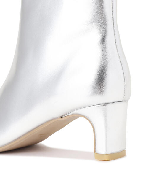 N.（N. Natural Beauty Basic）（エヌエヌナチュラルビューティーベーシック）の「◆センターシームショートブーツ（ブーツ・レディース・ブラック/シルバー・22.5/23.5/24.5）」の18枚目の写真