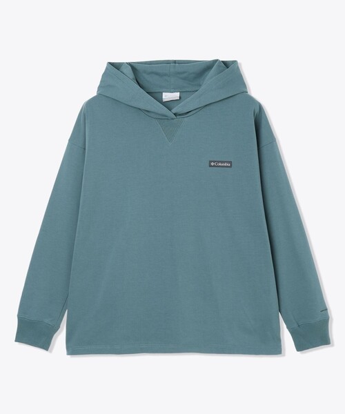 Columbia(コロンビア)の「Columbia/ウィメンズ リラクシングモーメント ロングスリーブ フーディ UVカット 速乾/コロンビア(パーカー・レディース・アッシュグレー/ダークネイビー/ブラウン/ブラック/ダークブラウン/グリーン・M/XL/S/L)」の15枚目の写真