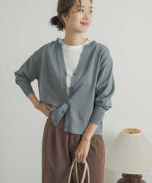 URBAN RESEARCH DOORS | ドライタッチキーネックカーディガン(カーディガン/ボレロ)