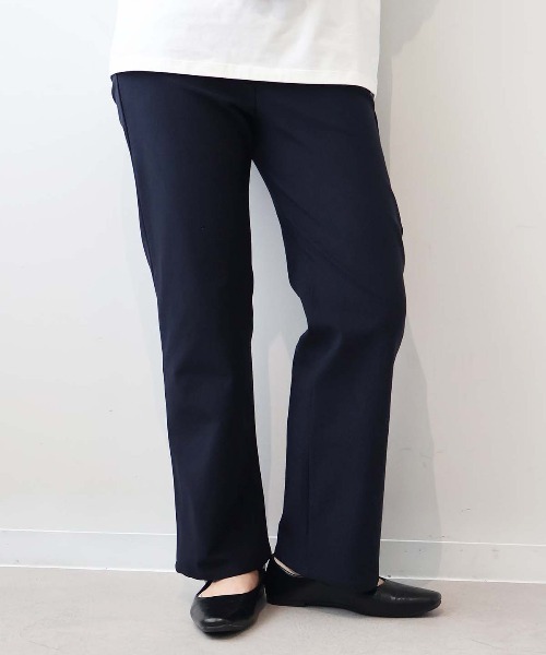 MB mint breeze(エムビーミントブリーズ)の「【L~6L 大きいサイズ】ストレッチストレートパンツ(その他パンツ・レディース・ブラック/カーキ/ベージュ/ネイビー・LL/3L/4L/L/5L/6L)」の4枚目の写真
