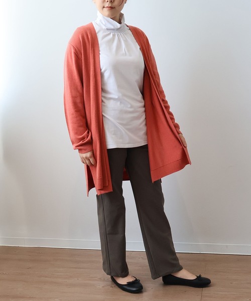 MB mint breeze(エムビーミントブリーズ)の「【L~6L 大きいサイズ】ストレッチストレートパンツ(その他パンツ・レディース・ブラック/カーキ/ベージュ/ネイビー・LL/3L/4L/L/5L/6L)」の9枚目の写真