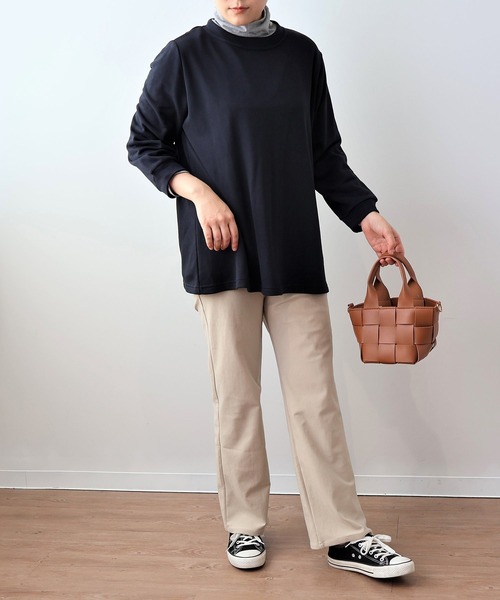 MB mint breeze(エムビーミントブリーズ)の「【L~6L 大きいサイズ】ストレッチストレートパンツ(その他パンツ・レディース・ブラック/カーキ/ベージュ/ネイビー・LL/3L/4L/L/5L/6L)」の12枚目の写真