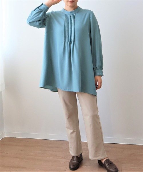 MB mint breeze(エムビーミントブリーズ)の「【L~6L 大きいサイズ】ストレッチストレートパンツ(その他パンツ・レディース・ブラック/カーキ/ベージュ/ネイビー・LL/3L/4L/L/5L/6L)」の14枚目の写真
