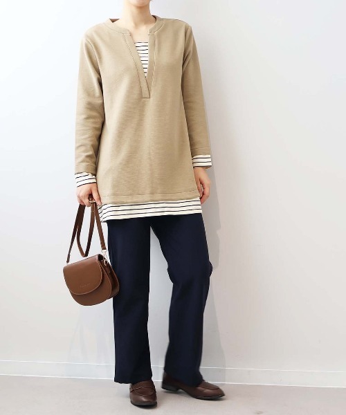 MB mint breeze(エムビーミントブリーズ)の「【L~6L 大きいサイズ】ストレッチストレートパンツ(その他パンツ・レディース・ブラック/カーキ/ベージュ/ネイビー・LL/3L/4L/L/5L/6L)」の22枚目の写真