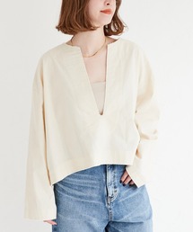 B.C STOCK | 【ZOZO限定】キーネックプルオーバーシャツ(シャツ/ブラウス)