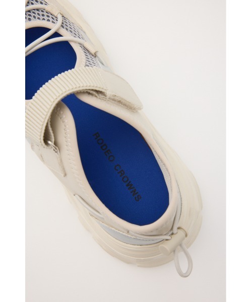 RODEO CROWNS WIDE BOWL（ロデオクラウンズワイドボウル）の「CODE OPEN SNEAKER 2（スニーカー・レディース・ブラック/ホワイト・MEDIUM/LARGE）」の15枚目の写真