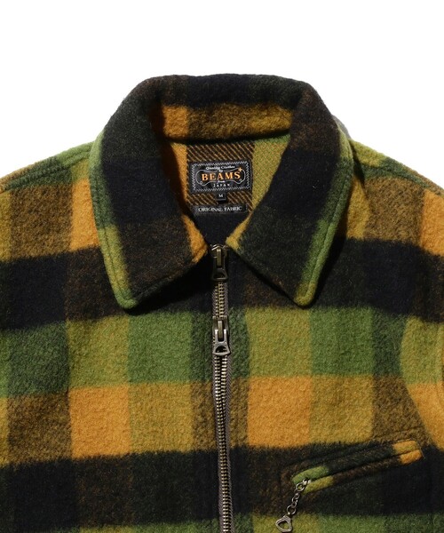 BEAMS PLUS（ビームスプラス）の「ウール プラッド スポーツ ジャケット（ブルゾン・メンズ・グリーン・S/M/L）」の7枚目の写真