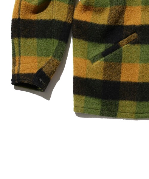 BEAMS PLUS（ビームスプラス）の「ウール プラッド スポーツ ジャケット（ブルゾン・メンズ・グリーン・S/M/L）」の8枚目の写真