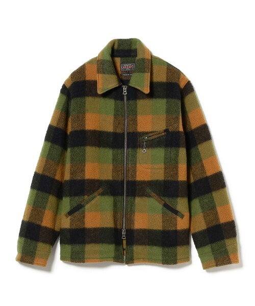 BEAMS PLUS（ビームスプラス）の「ウール プラッド スポーツ ジャケット（ブルゾン・メンズ・グリーン・S/M/L）」の14枚目の写真