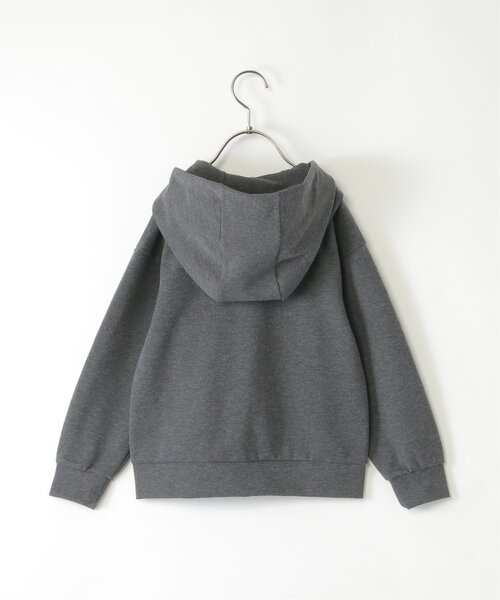 ikka（イッカ）の「【親子コーデ】テックストレッチパーカー（120~160cm）（パーカー・キッズ・チャコールグレー/ブラック・160/150/140/130/120）」の9枚目の写真