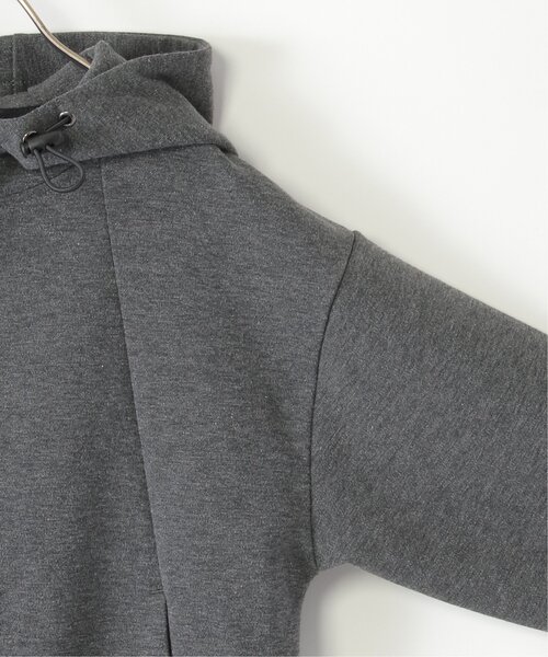 ikka（イッカ）の「【親子コーデ】テックストレッチパーカー（120~160cm）（パーカー・キッズ・チャコールグレー/ブラック・160/150/140/130/120）」の10枚目の写真